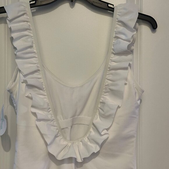 Lolli Swim Sugar Coast White One-Piece Swimsuit Large - Picture 6 of 8